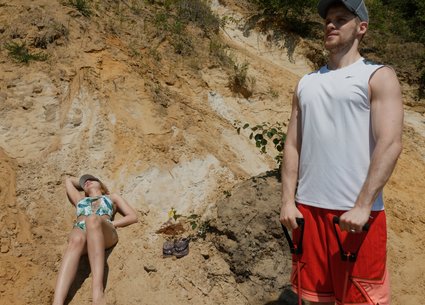 Tiny penis cfnm amateur blowjob outdoors