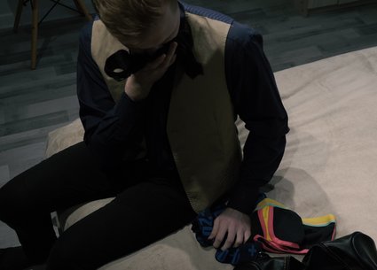 Dom and sub gay porn after accidental hotel meeting