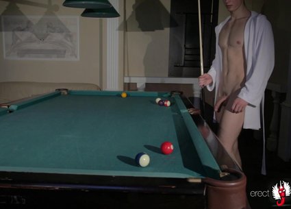 Solo male hd from pool and billiard-table