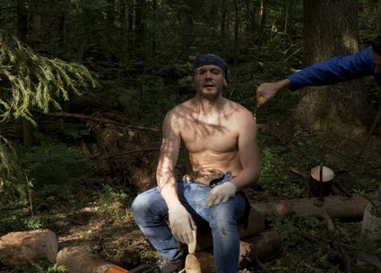 Backstage gay brutal xxx shooting in the forest
