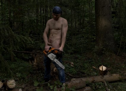 Backstage gay brutal xxx shooting in the forest