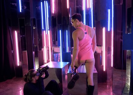 Gay porn photoshoot ended with great cum shot video